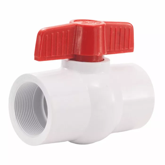 1-1/4" Threaded Ball Valve - FPT x FPT - PVC
