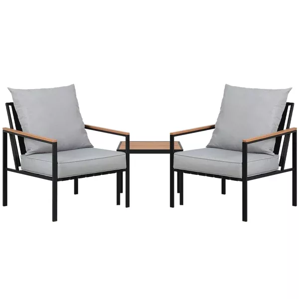 3-Piece Outdoor Furniture Lounge Bistro Set for Patio