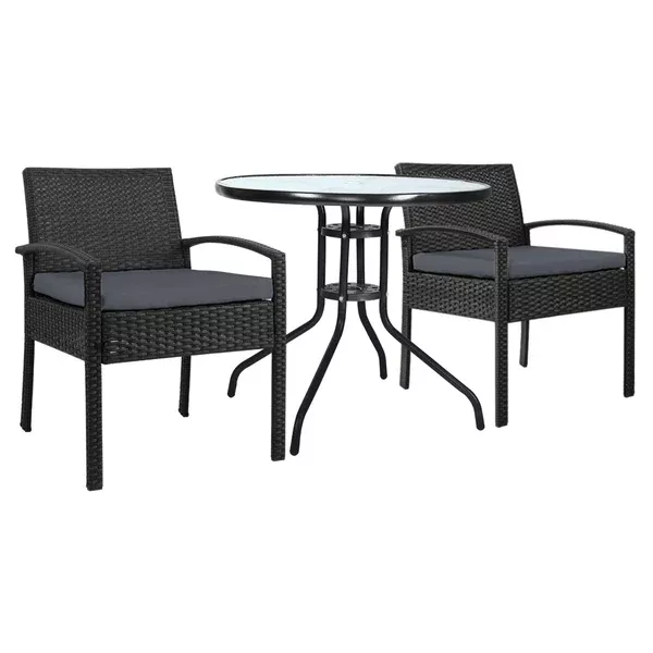3PCS Outdoor Sofa Set With Table