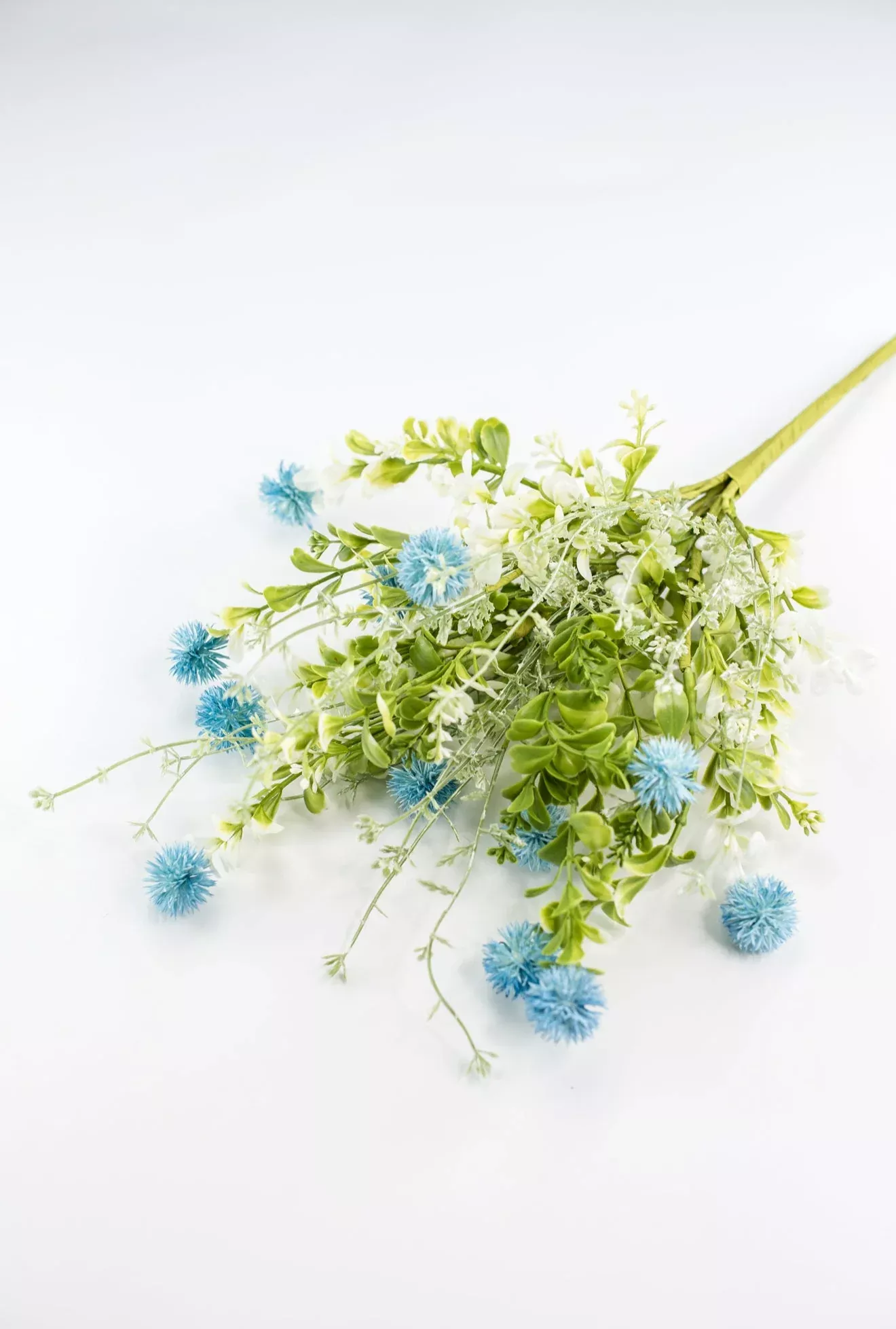 Aqua Blue, Artificial Thistle Bush
