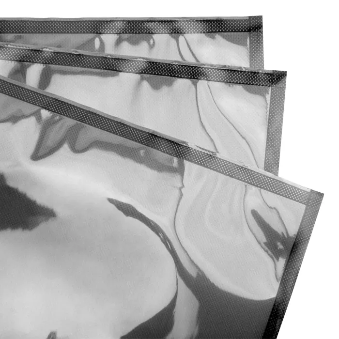 ArmorVac 15”x20” 5mil Precut Vacuum Seal Bags Black & Clear (50 Pack)