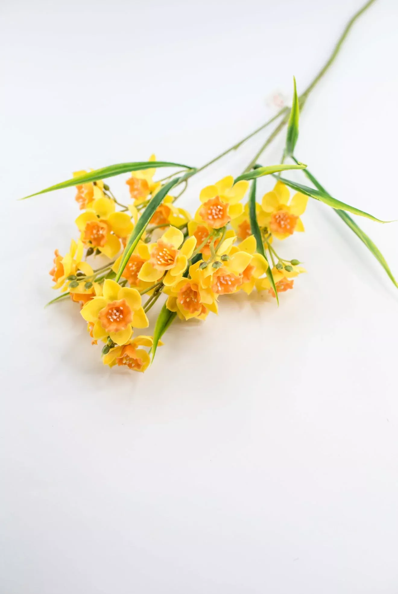 Artificial Daffodils Spray- yellow