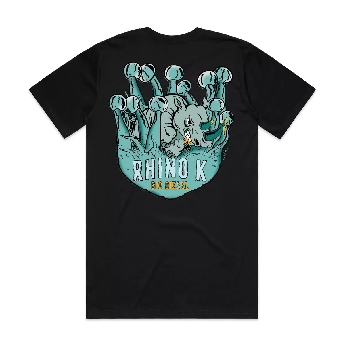 Bio Diesel "TROG" Rhino K Classic Black T-Shirt