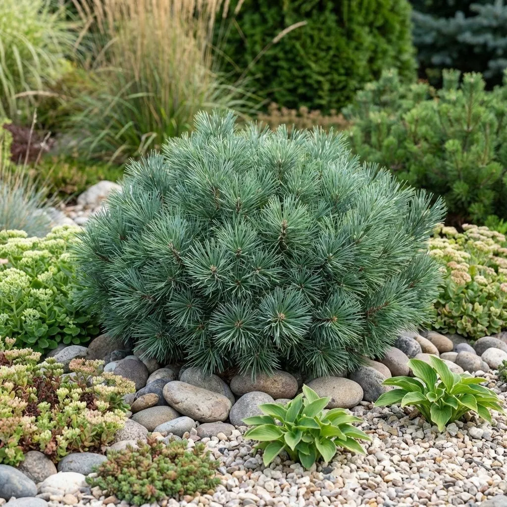 Blue Shag Dwarf White Pine