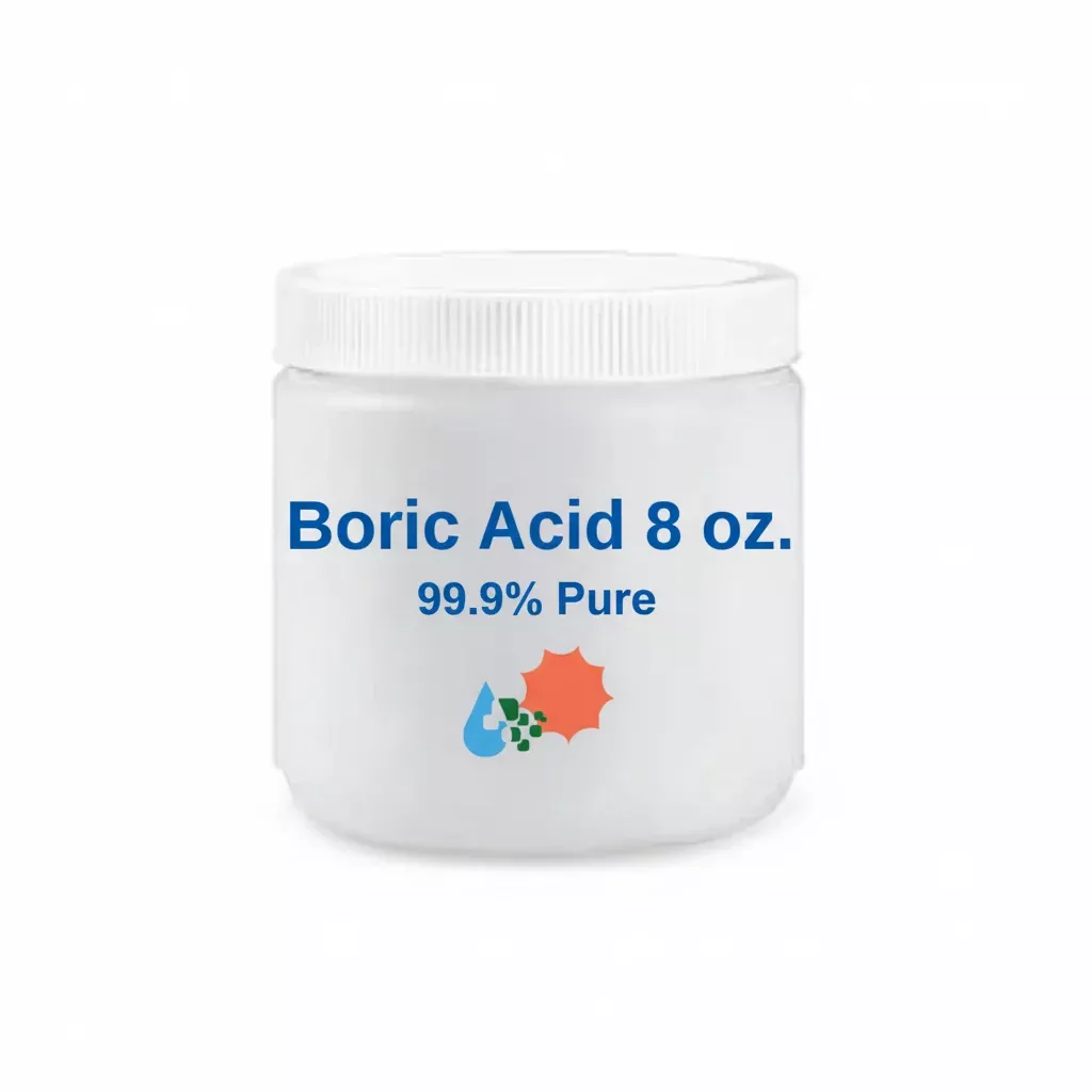 Boric Acid Powder | 99.9% Pure 8 oz