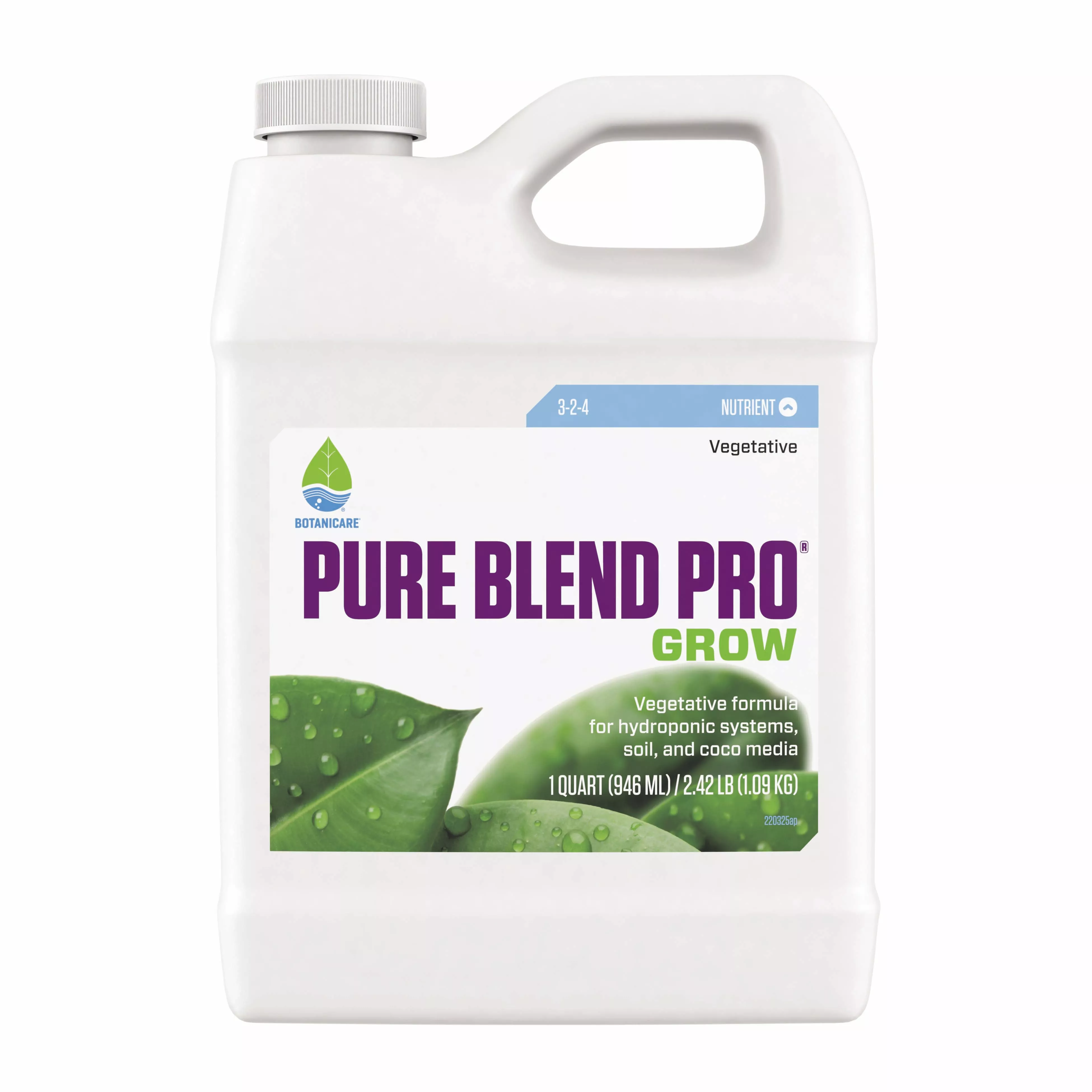 Botanicare Pure Blend Pro Grow Formula 3 - 2 - 4