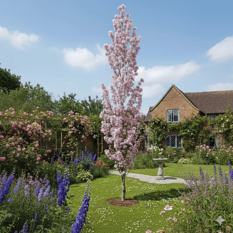 ‘Flagpole’ Cherry Blossom Tree | Prunus Amanogawa