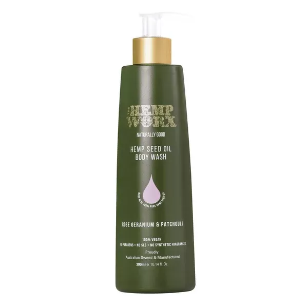 Hemp Body Wash - Rose & Geranium