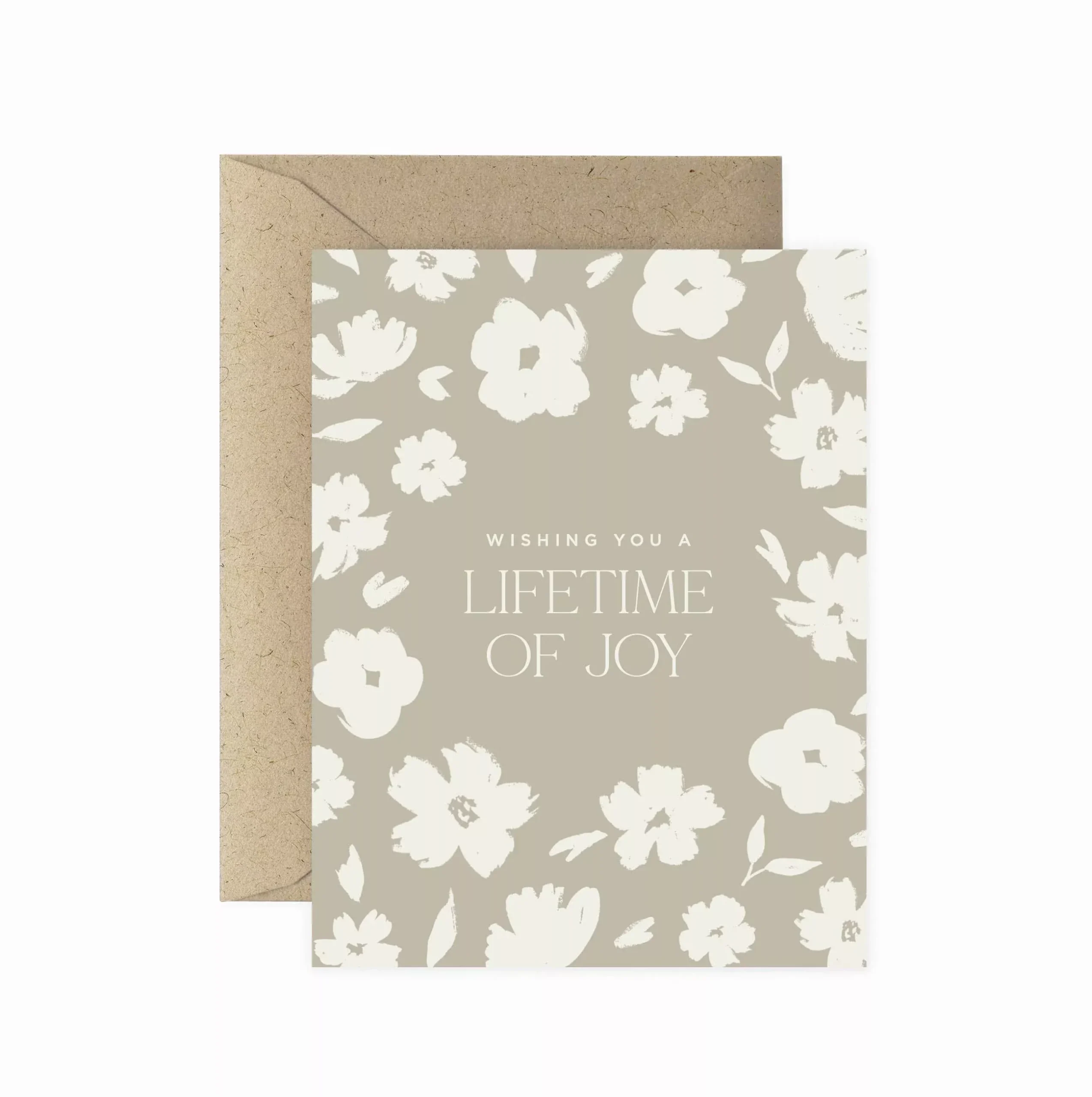 Lifetime of Joy Greeting Card | Wedding Congratulations