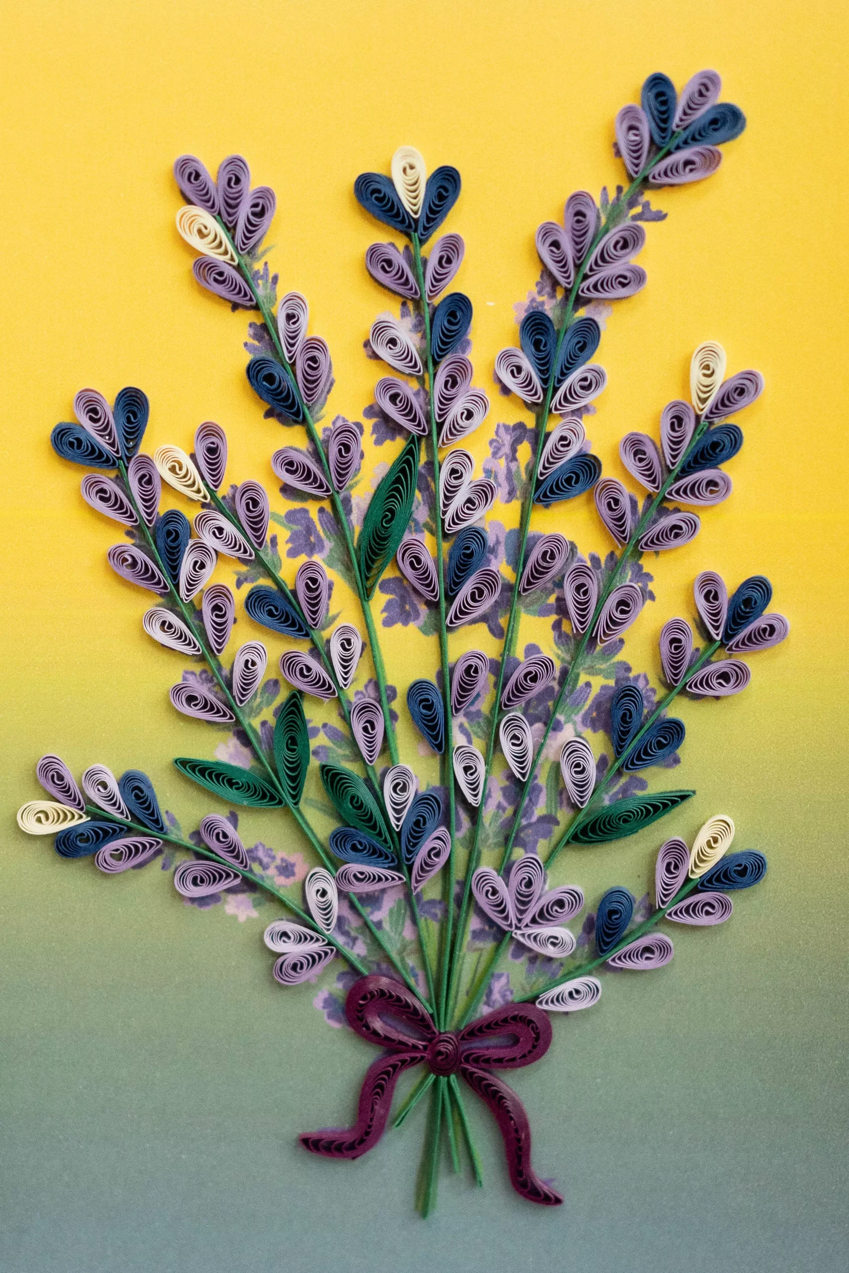 Love You, Lavender (Mini Quilled Card)