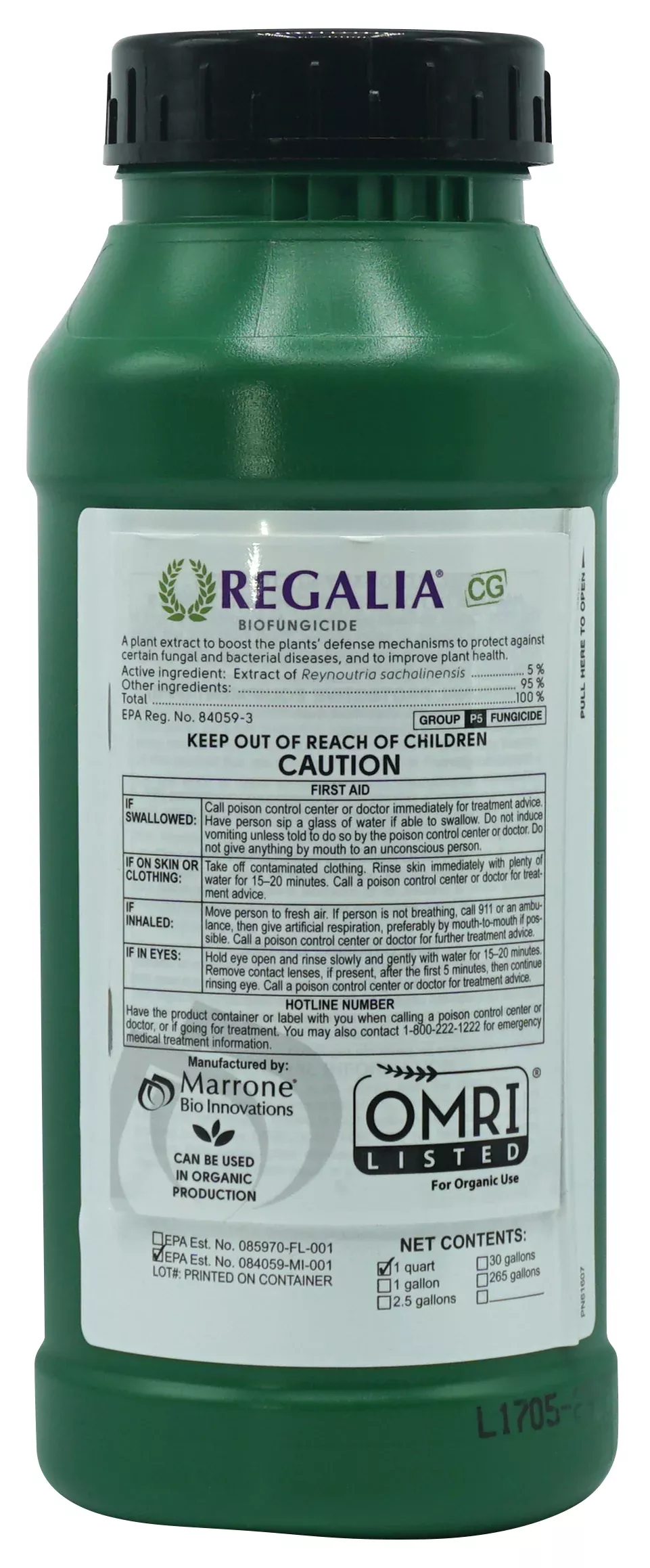 Marrone Bio Innovations Regalia