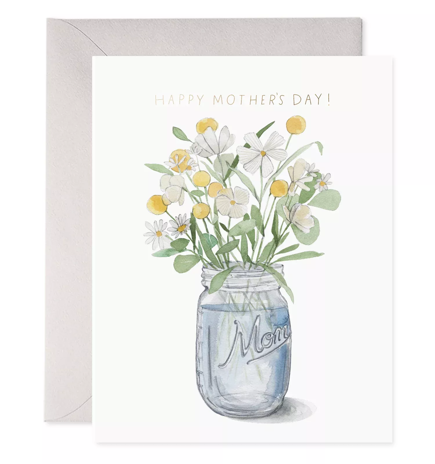 Mason Jar Mom Mother's Day Greeting Card