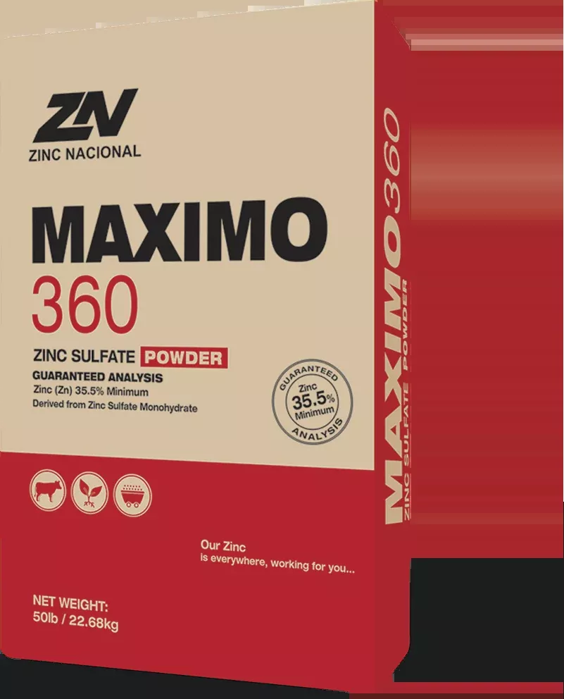 Maximo 360 Zinc Sulfate Monohydrate | OMRI 50 lb