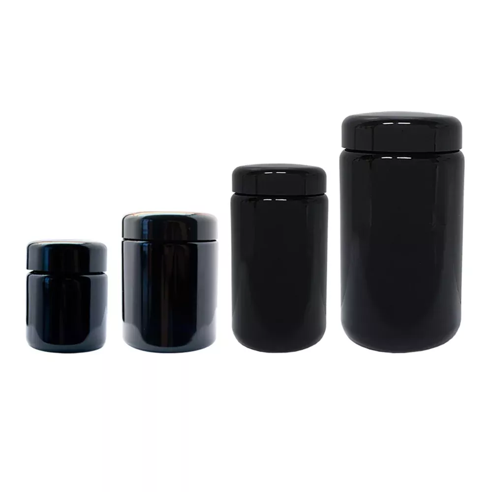 Miron Violet Glass Jar & Lid