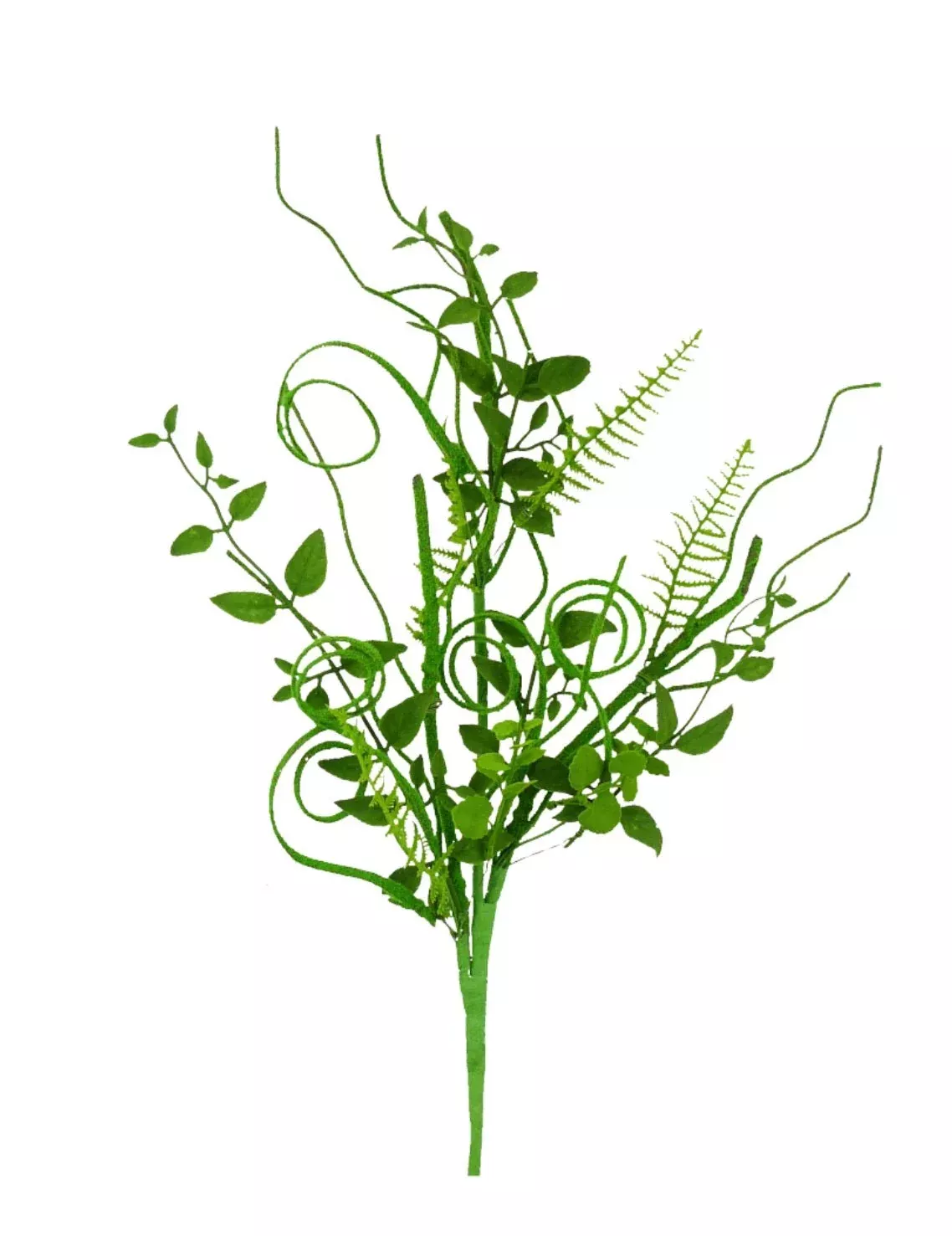 Mossy Twigs and Leaves Spray