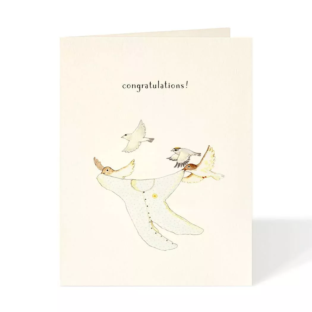 One More Onesie - Baby Card