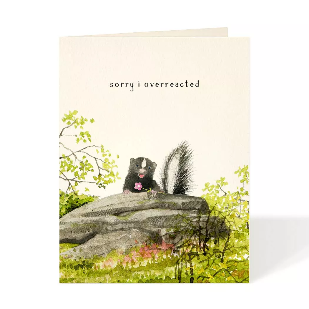Overreaction - Apology Card