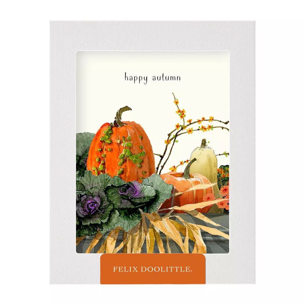 Pumpkins and Kale - Boxed Fall Greeting Cards