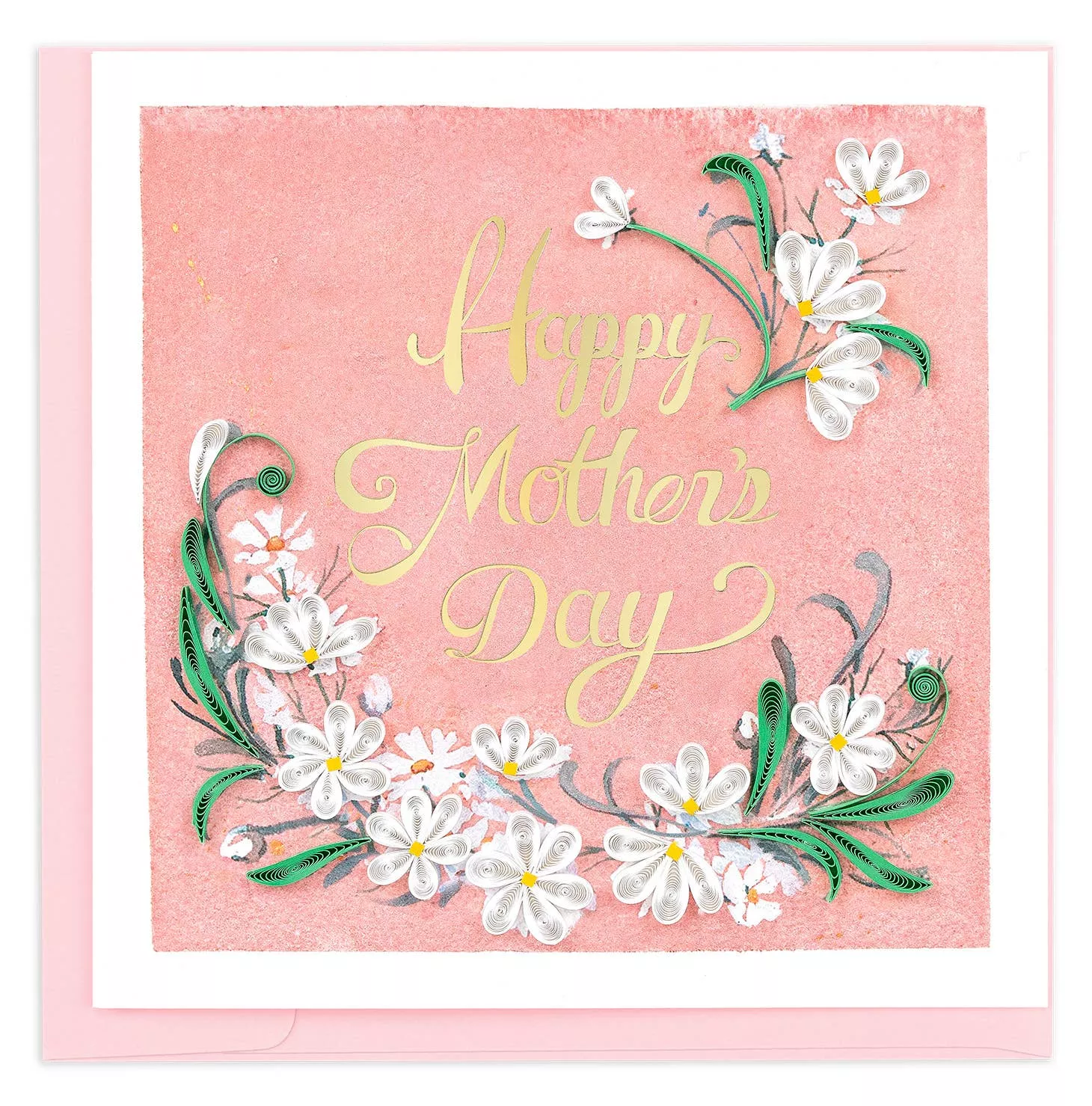 Quilled Daisy Mother’s Day Card | Handmade Floral Card