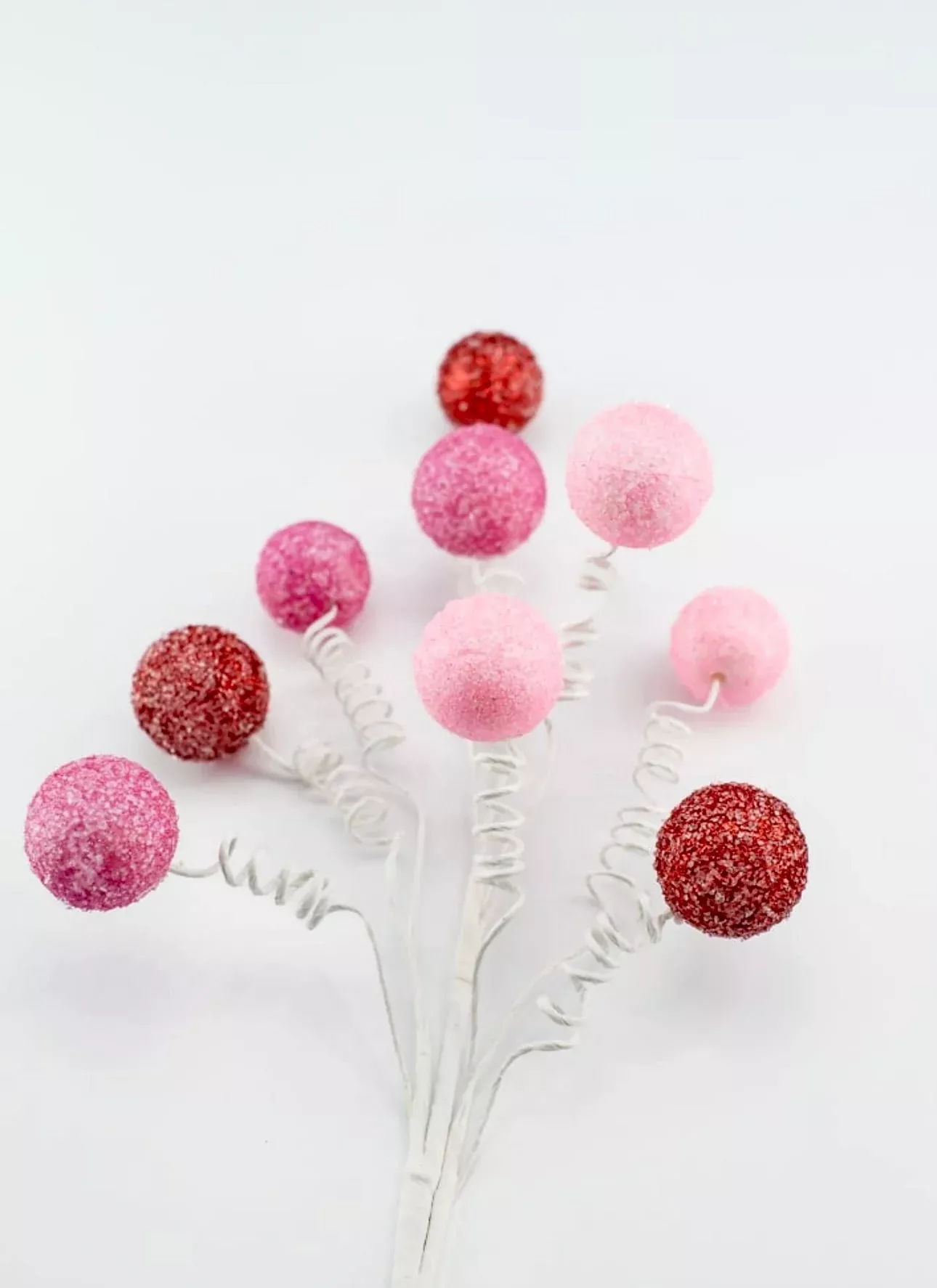 Red and pink gum ball pick