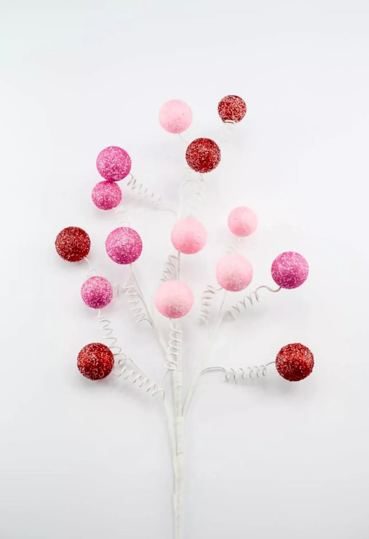Red and pink gum ball spray