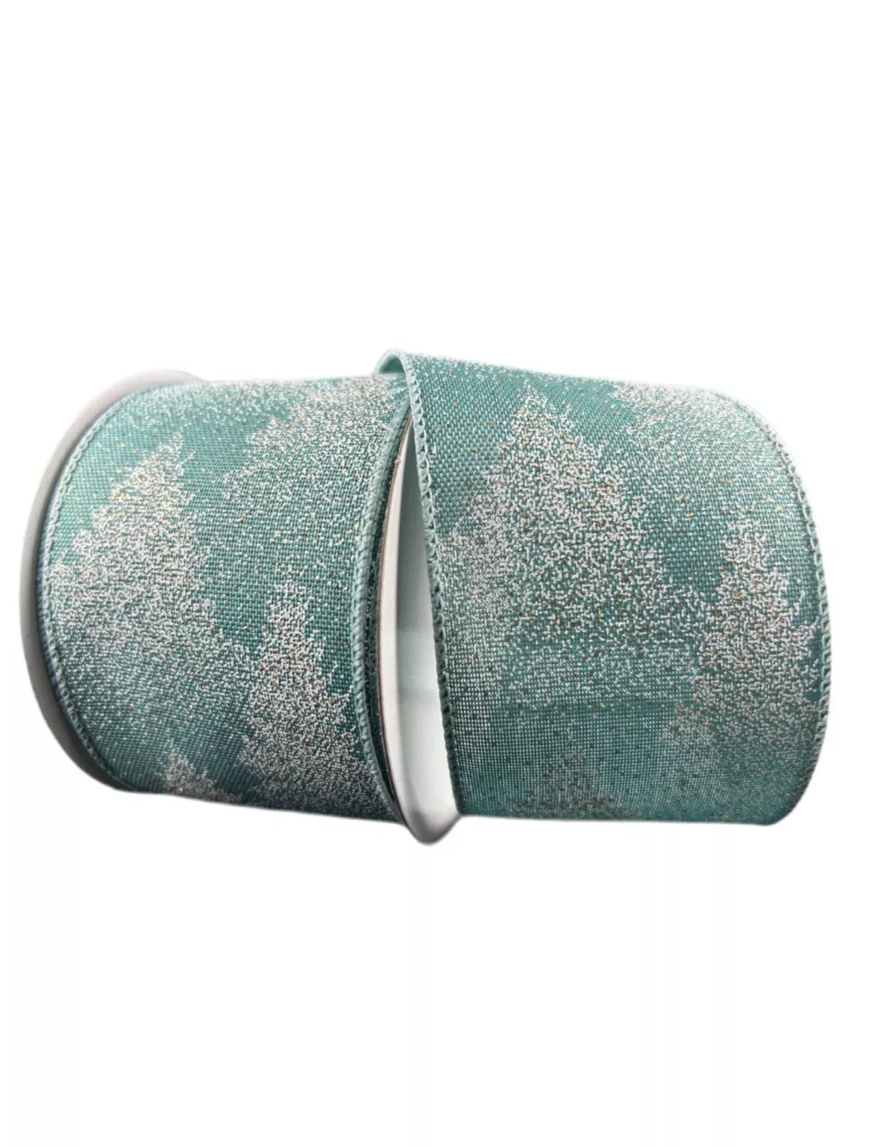 Shimmering trees wired ribbon , 2.5"