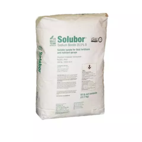 Solubor Boron Fertilizer | 20.5% B 50 lb Bag
