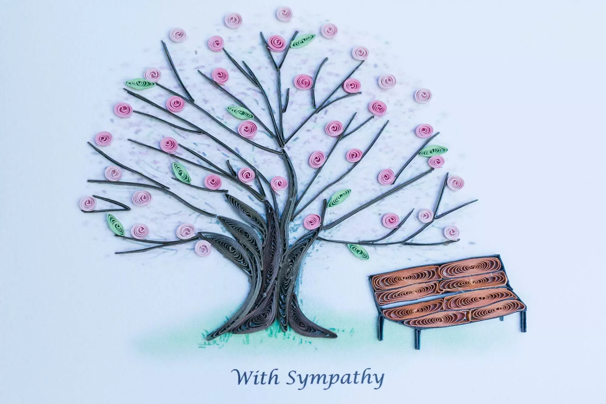 Sympathy Cherry Tree Bench