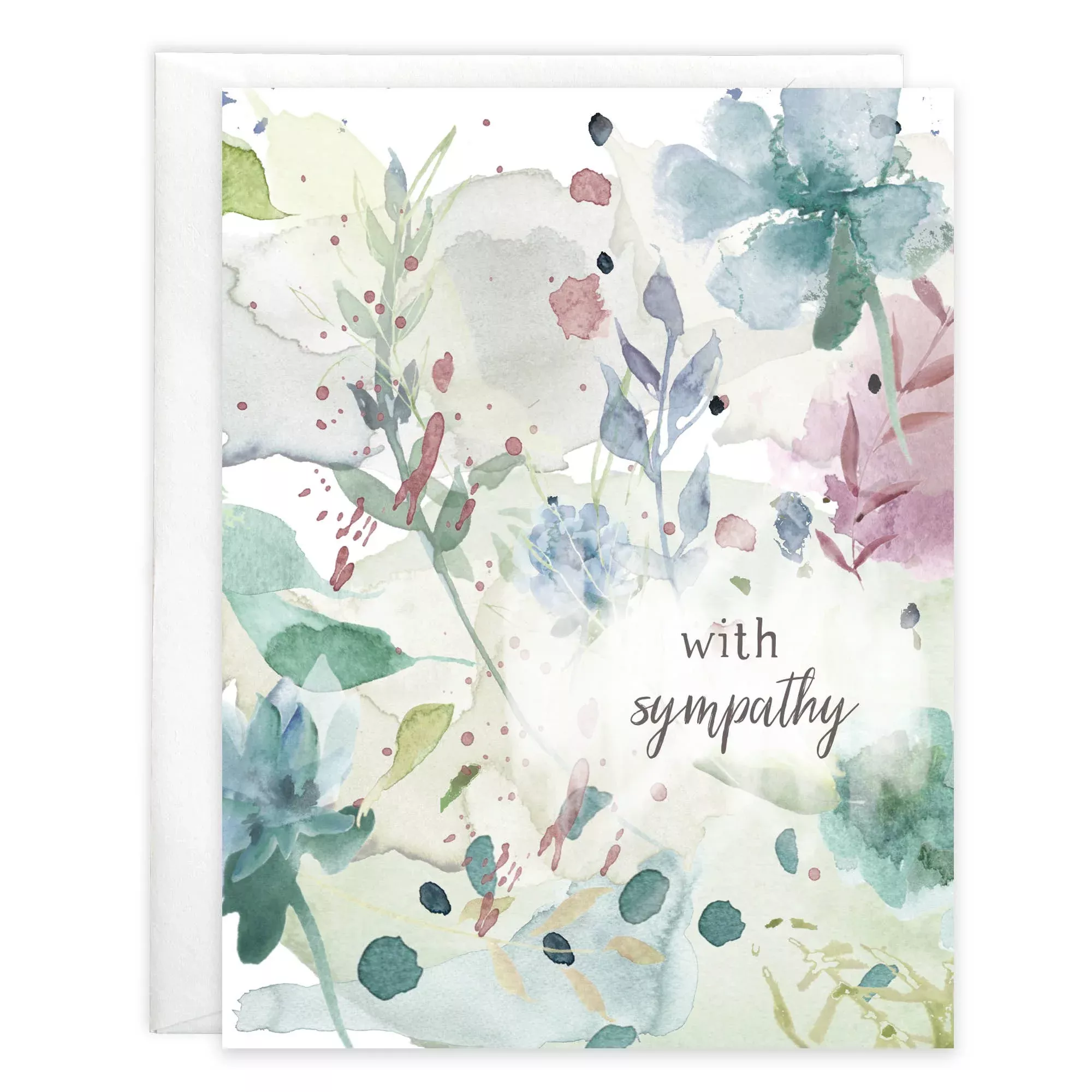 Sympathy Greeting Card - Watercolor Sympathy