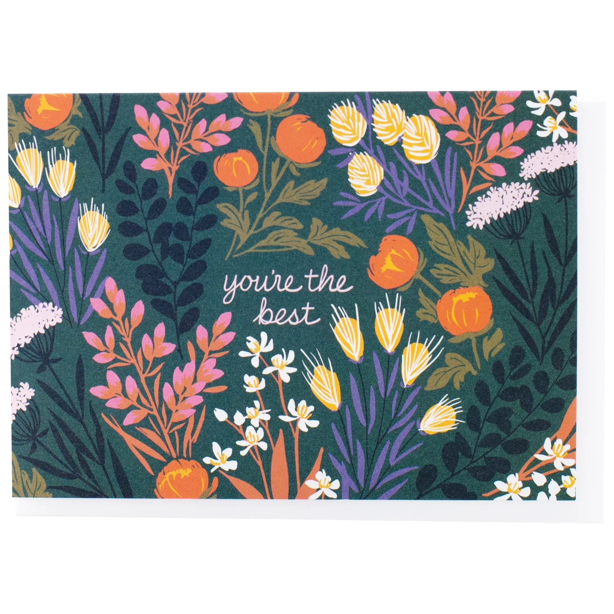 You're The Best Note Cards: Emerald Botanicals